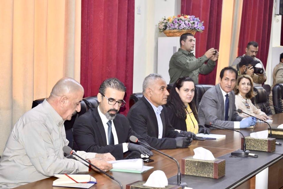 اجتماع وفد كتلة الاتحاد الوطني مع المسؤولين في محافظة ديالى