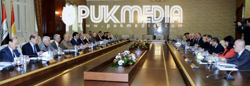 اجتماع مجلس وزراء إقليم كوردستان