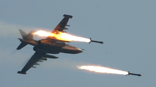 طائرات التحالف تقصف داعش غربي مخمور
