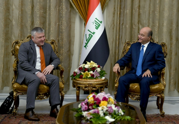 الرئيس برهم صالح يؤكد عمق العلاقات التاريخية مع ارمينيا
