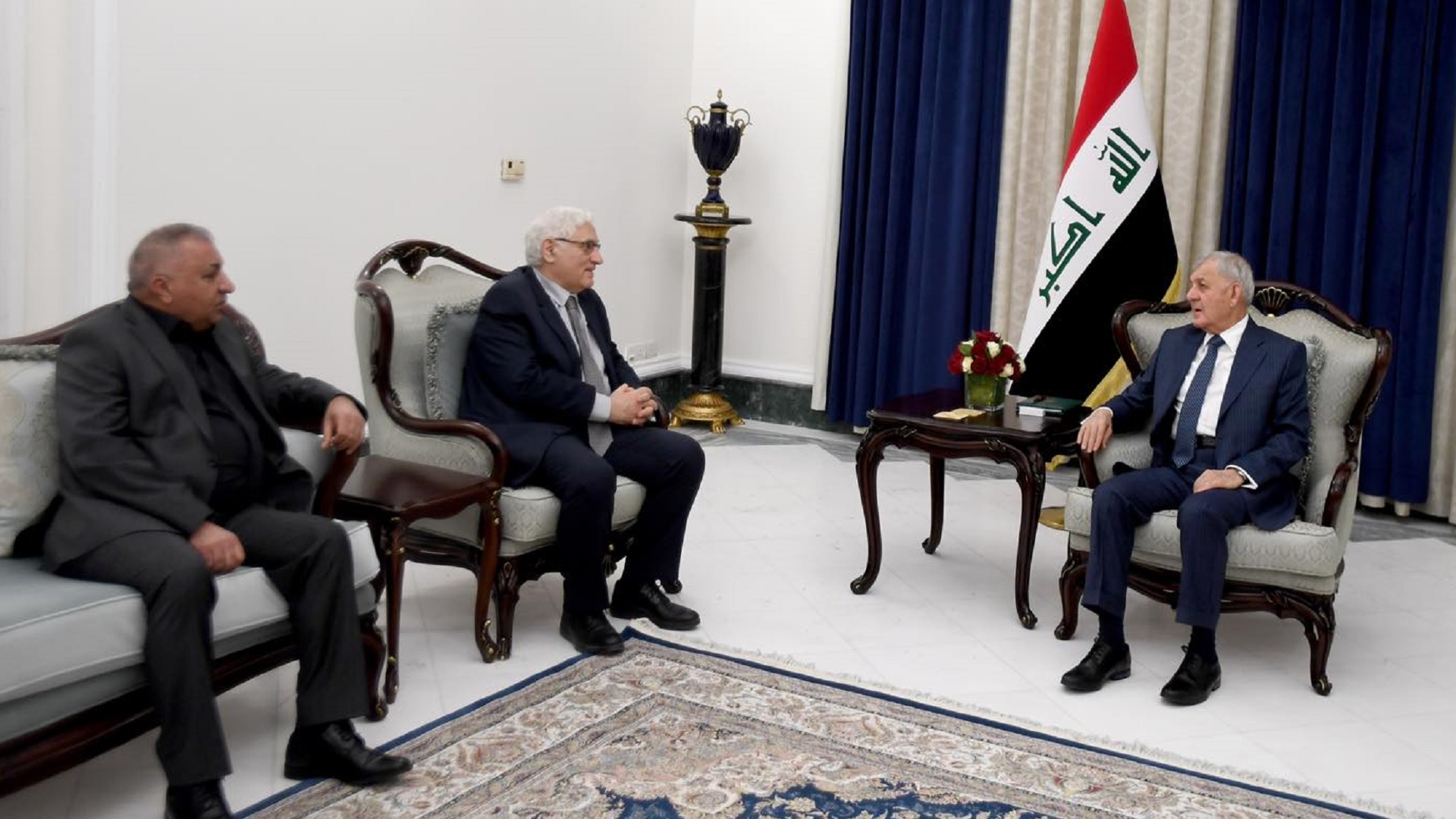  رئيس الجمهورية يلتقي سكرتير الحزب الشيوعي العراقي