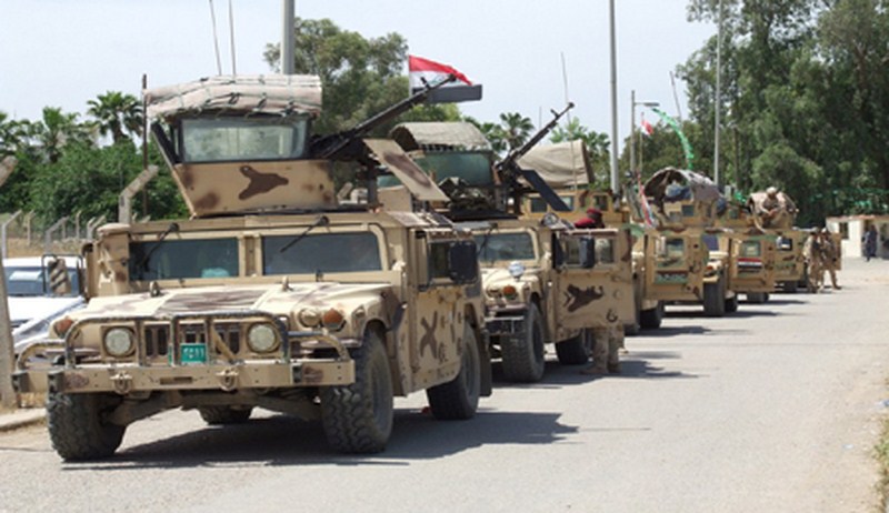 وصول تعزيزات عسكرية الى محافظة صلاح الدين