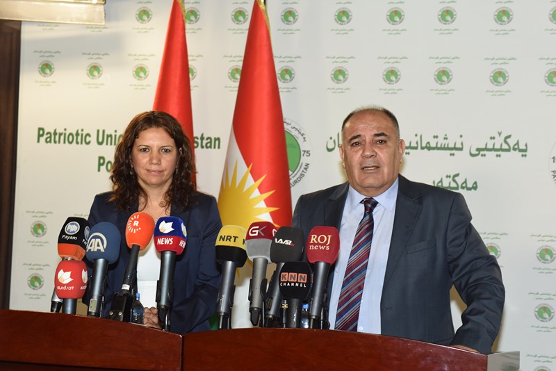 الاتحاد الوطني مستمر في دعم جميع اجزاء كوردستان