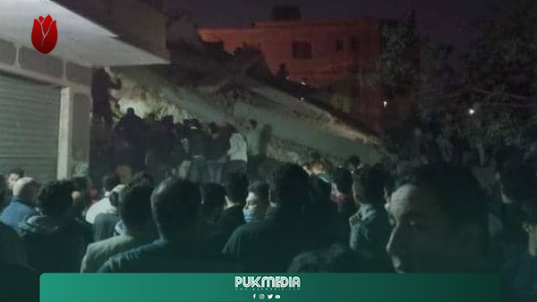 مصرع عدد من الاشخاص في انهيار مبنى بالقاهرة 