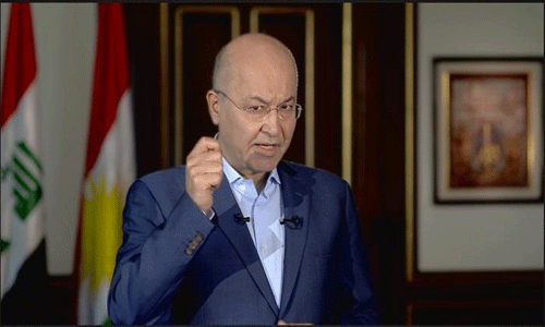 برهم صالح يقدم اوراق ترشيحه لرئاسة العراق