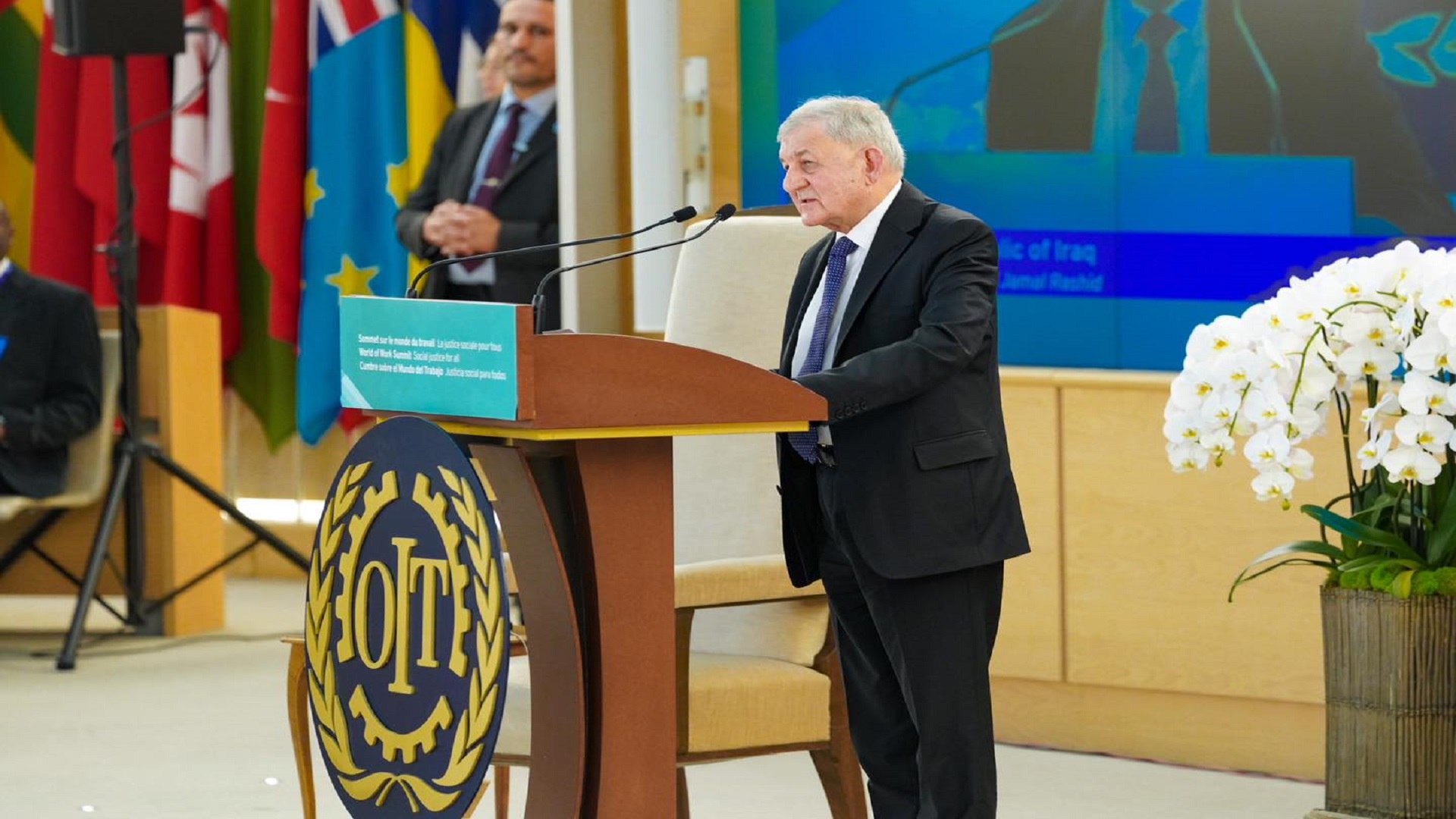 رئيس الجمهورية يلقي كلمة في مؤتمر العمل الدولي بجنيف 