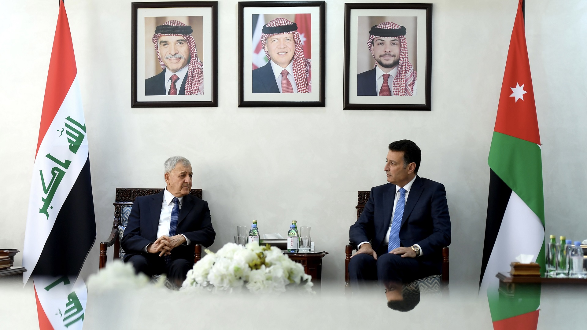 رئيس الجمهورية يلتقي رئيس مجلس النواب الأردني 