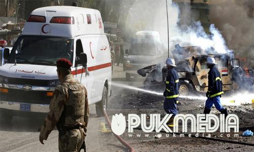 استشهاد واصابة 14 إثر انفجار عبوة ناسفة في سوق مريدي