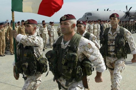 ايطاليا تخفض قواتها في العراق