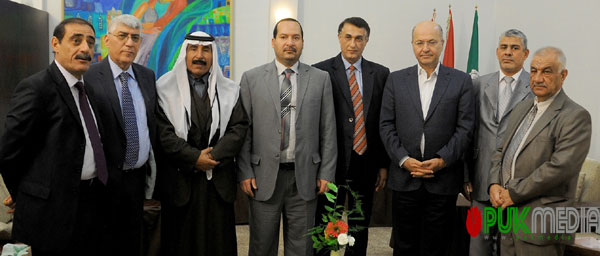 لقاء الدكتور برهم صالح مع وفد المجلس العراقي للاصلاح والتغيير 