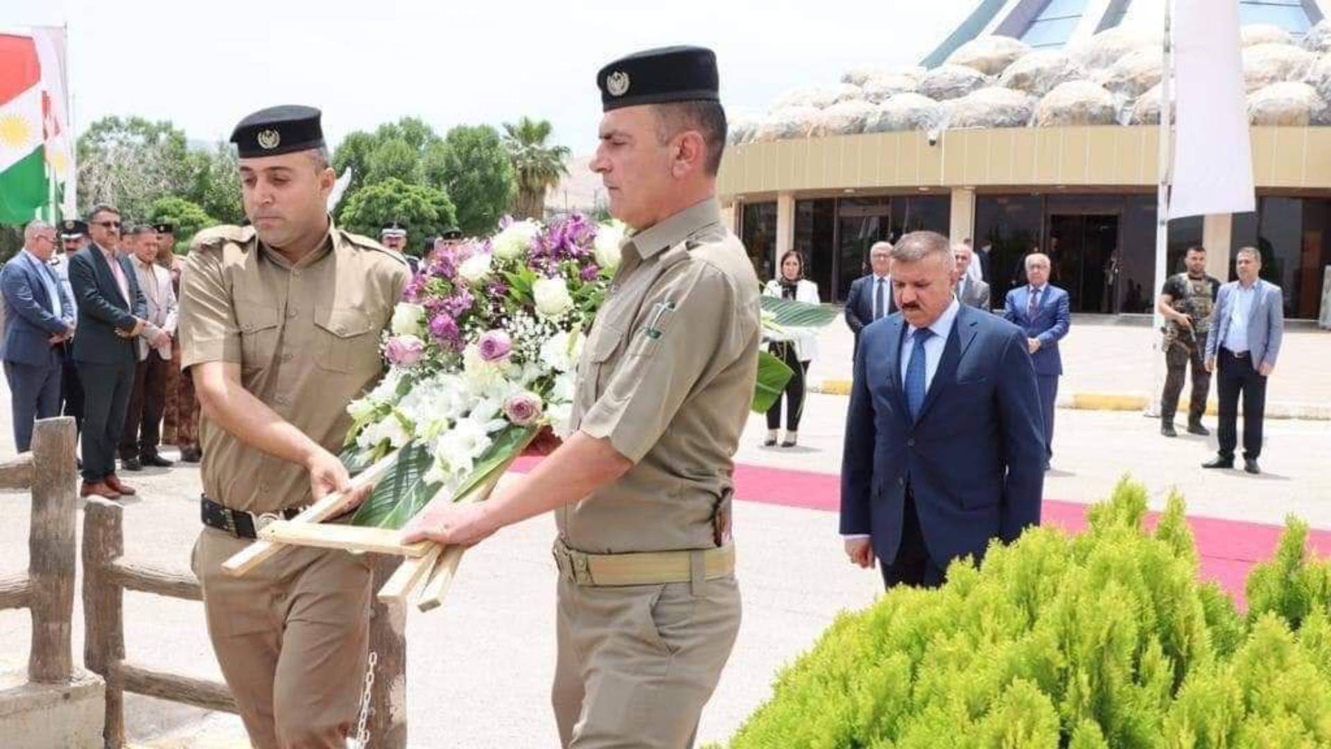 وزير الداخلية العراقي يزور حلبجة 
