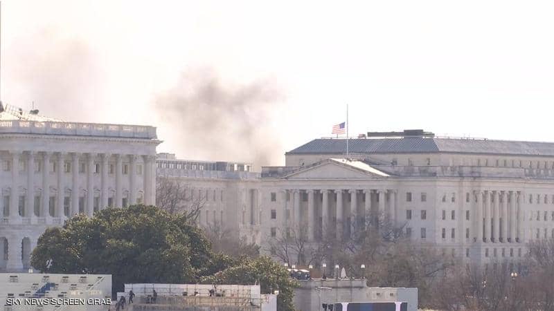 تهديد امني يغلق مبنى الكونغرس والعاصمة واشنطن