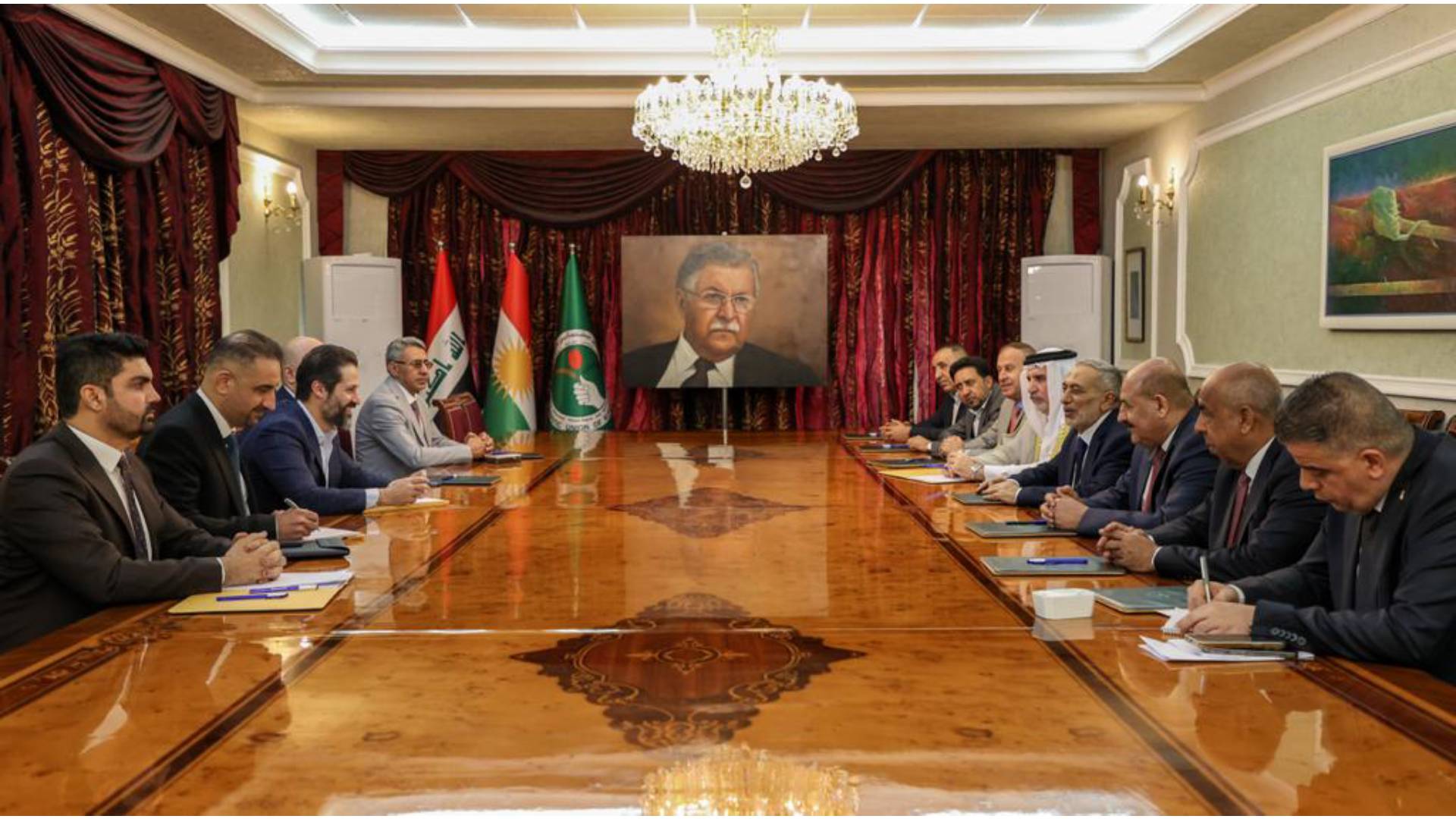 قوباد طالباني يلتقي وفدا من مجلس النواب العراقي 
