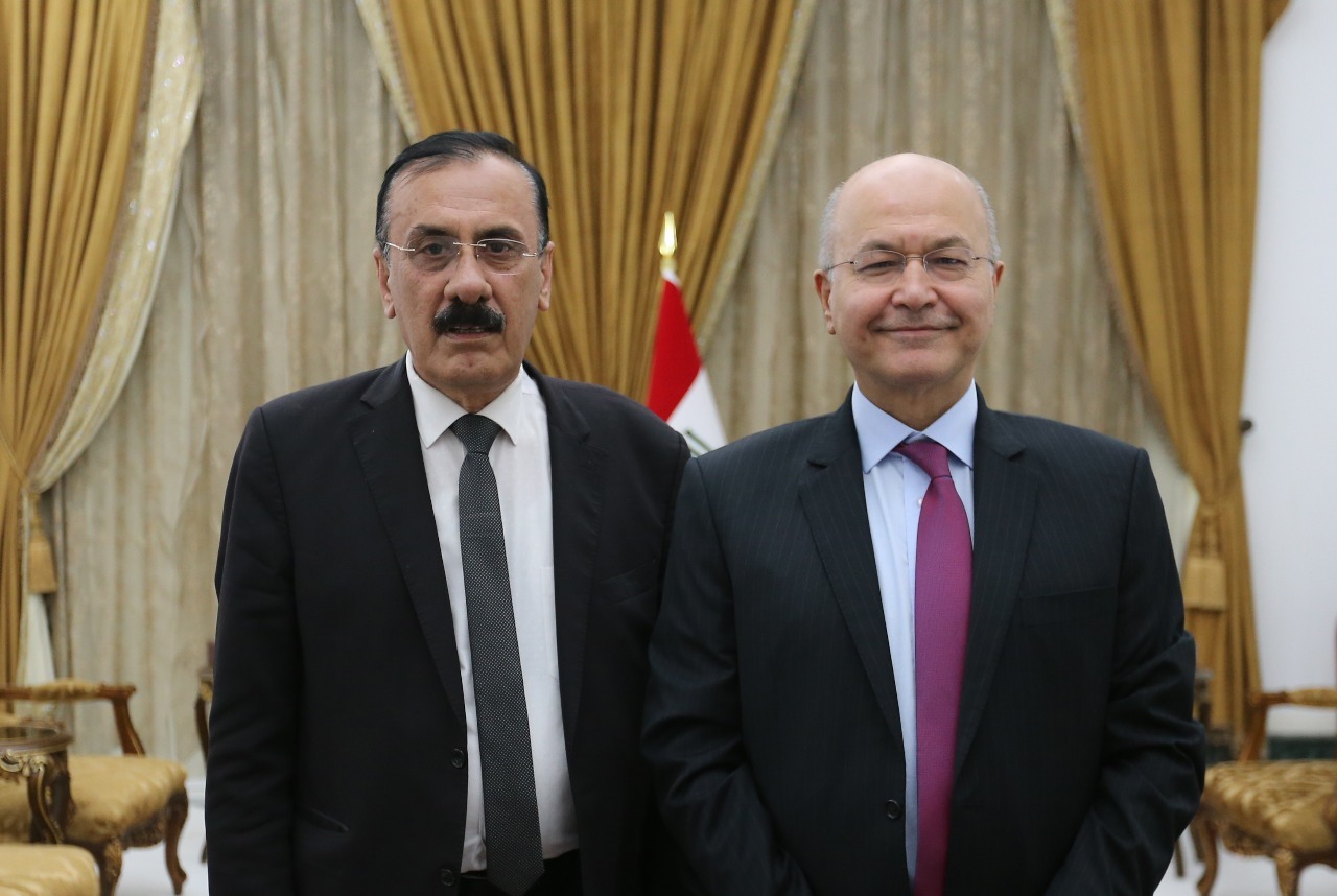 رئيس الجمهورية يبحث اوضاع الموصل مع نصرالله سورجي