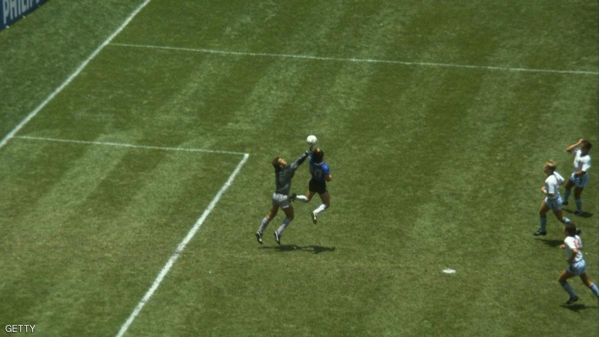 مباراة الأرجنتين وإنجلترا في ربع النهائي كأس العالم 1986