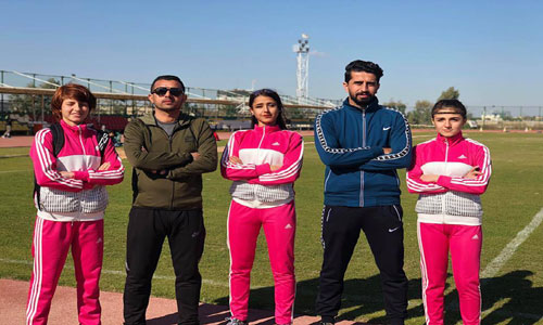 لاعبات كورديات يسيطرن على بغداد