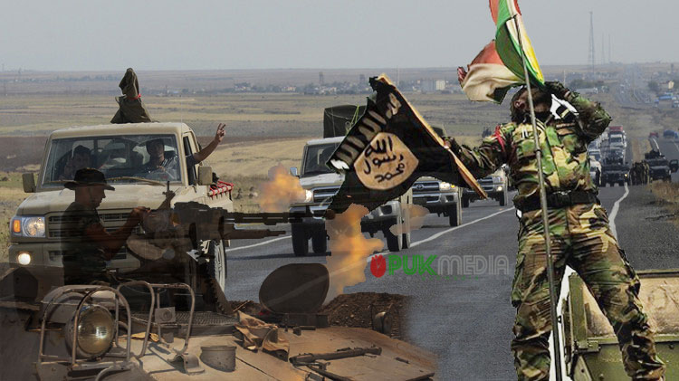 قوات البيشمركة والآسايش تحاصر عددا من ارهابيي داعش 