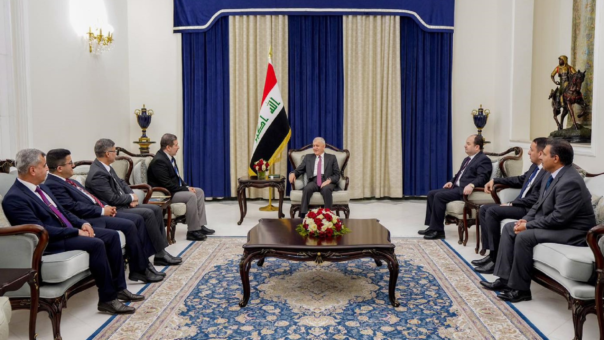 رئيس الجمهورية يلتقي رئيس الجمعية العراقية للبحوث والدراسات الطبية 
