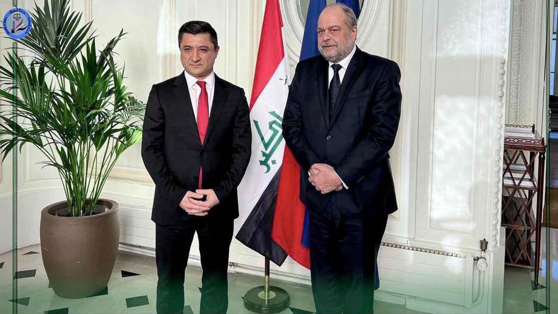 العراق وفرنسا يتفقان على تعزيز علاقاتهما العدلية والقانونية