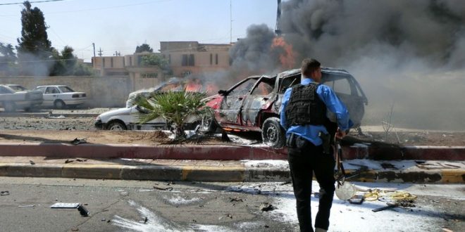 استشهاد وإصابة 11 شخصاً بناسفة شمالي بغداد