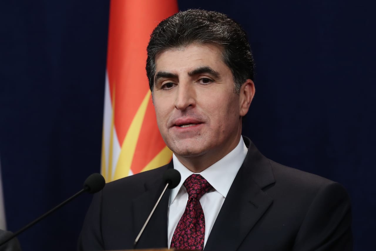 رئيس اقليم كوردستان نيجيرفان بارزاني 