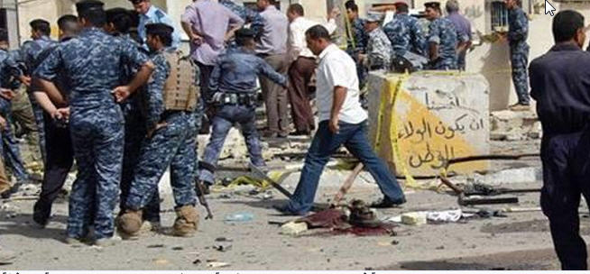 استشهاد وإصابة 24 شخصاً بتفجير ارهابي في بيجي