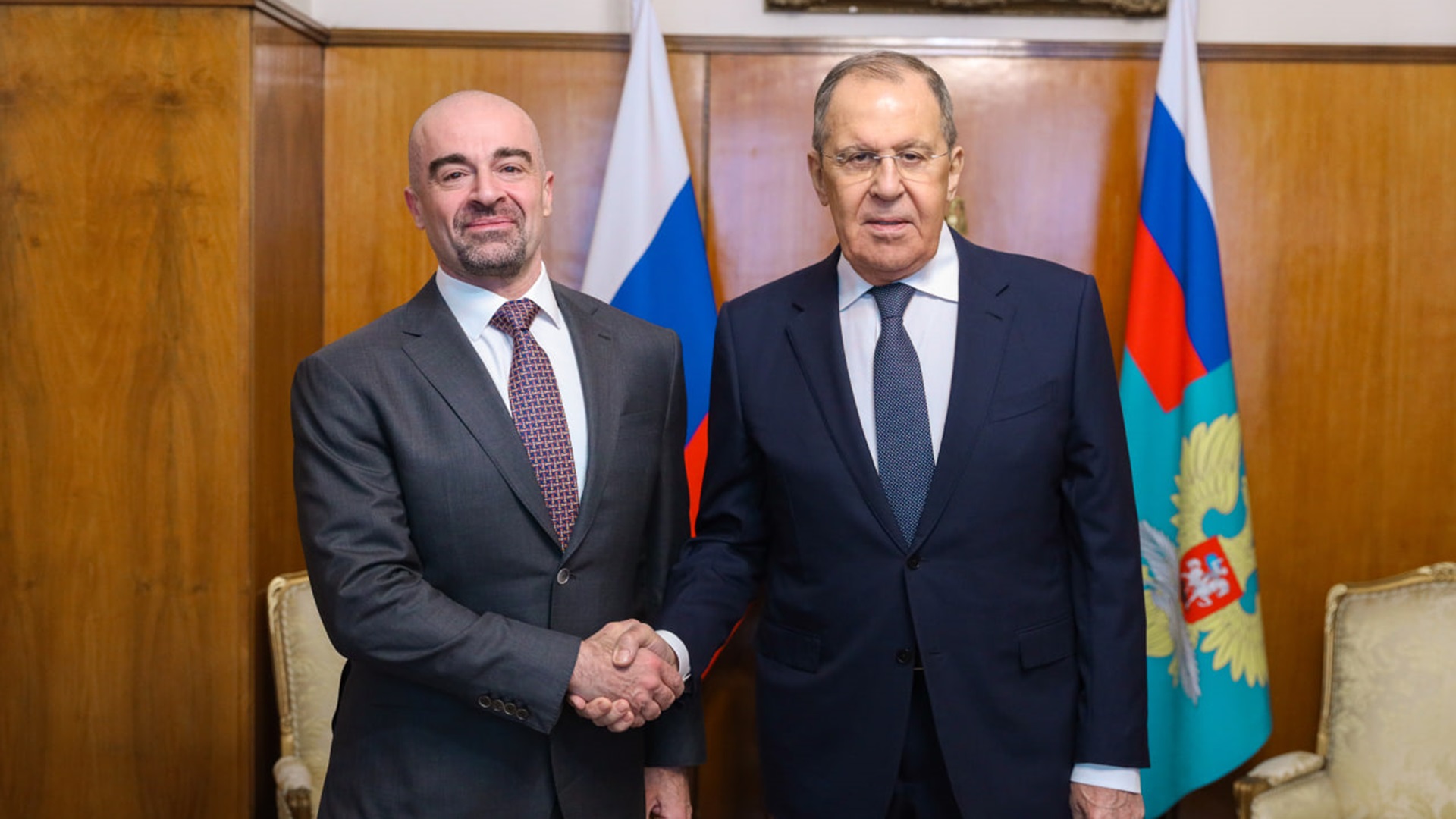 الرئيس بافل يجتمع مع لافروف في موسكو 