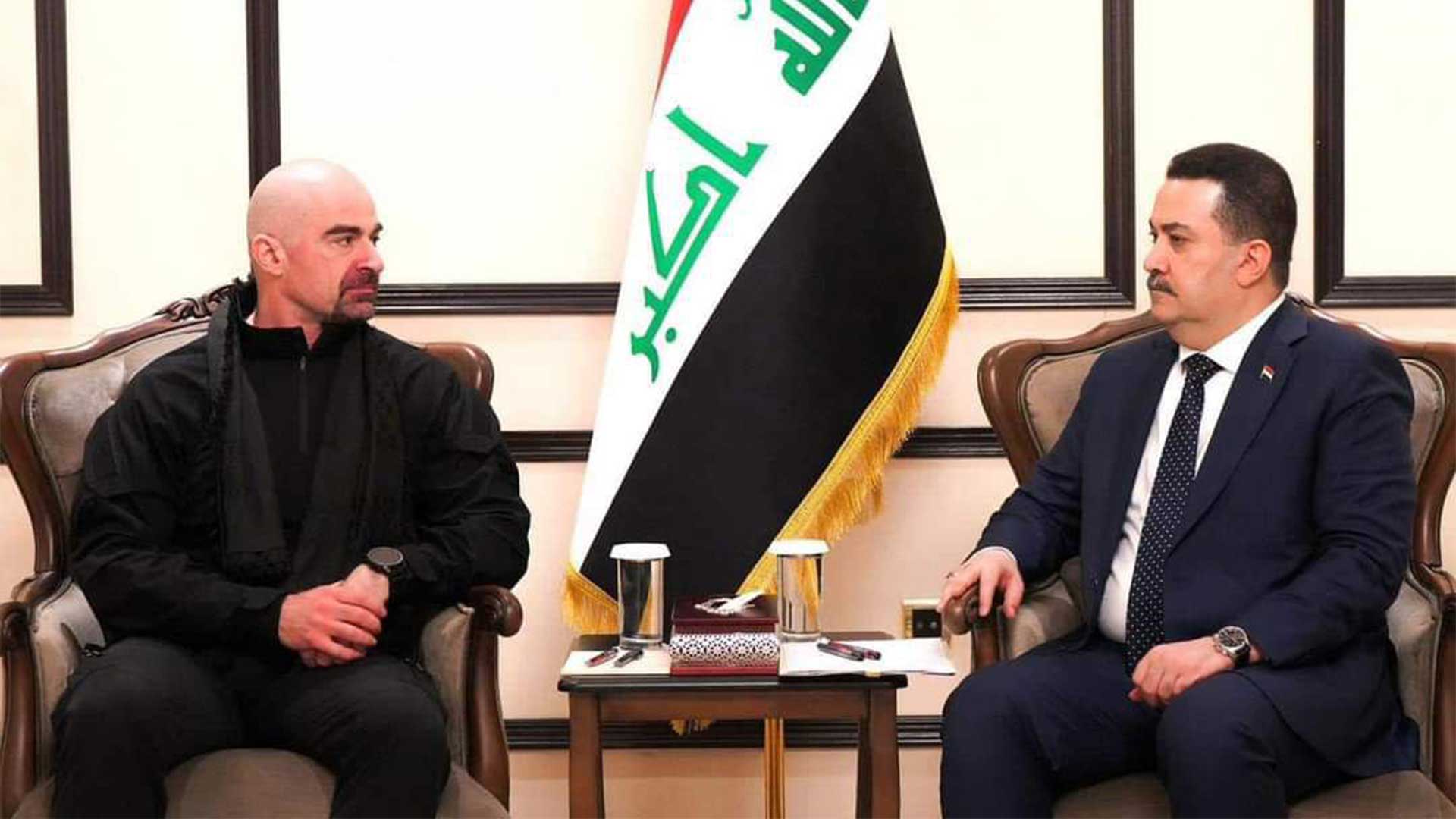 الرئيس بافل جلال طالباني ومحمد شياع السوداني 