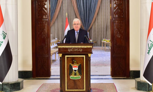 الرئيس معصوم يهنئ العراقيين بحلول عيد الفطر