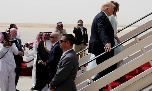 ترامب يغادر الرياض متوجها الى اسرائيل