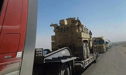 فيديو..قافلة اسلحة امريكية تتجه الى غربي كوردستان