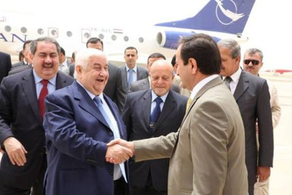 وصول وزير الخارجية السوري الى بغداد