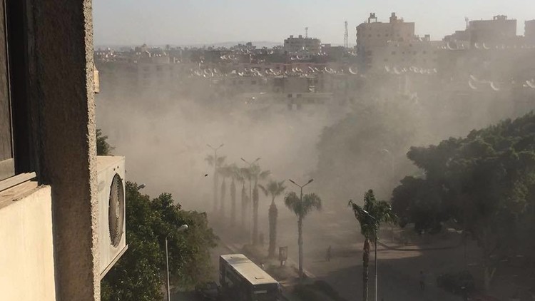 مقتل 4 من رجال الشرطة في انفجار بمدينة الجيزة المصرية