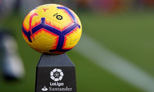 إيقاف منافسات الدوري الإسباني لكرة القدم