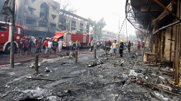 الصحة العراقية :التعرف على جثامين 34 من ضحايا تفجير الكرادة