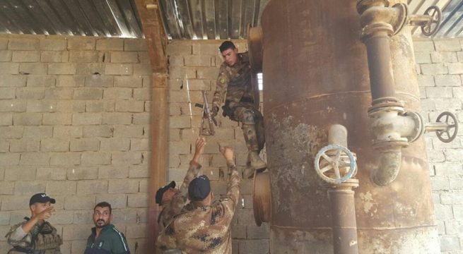 ضبط أنبوب لتهريب النفط داخل مزرعة جنوبي بغداد