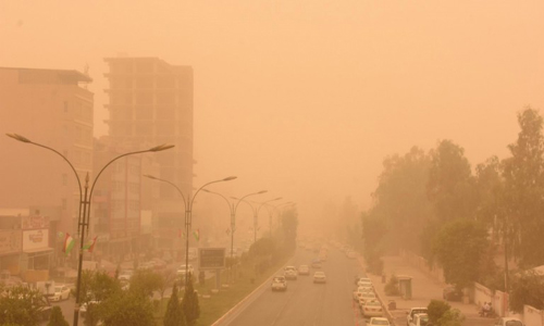 موجة غبار تجتاح اقليم كوردستان