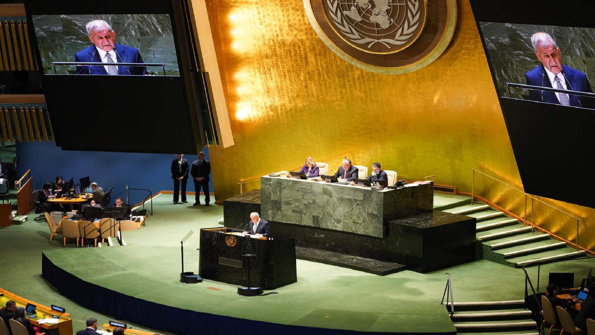 رئيس الجمهورية يلقي كلمة في مؤتمر الأمم المتحدة للمياه بنيويورك 