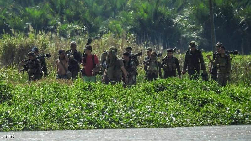 ارهابيو داعش يتحصنون بالغابات الكثيفة جنوبي الفلبين