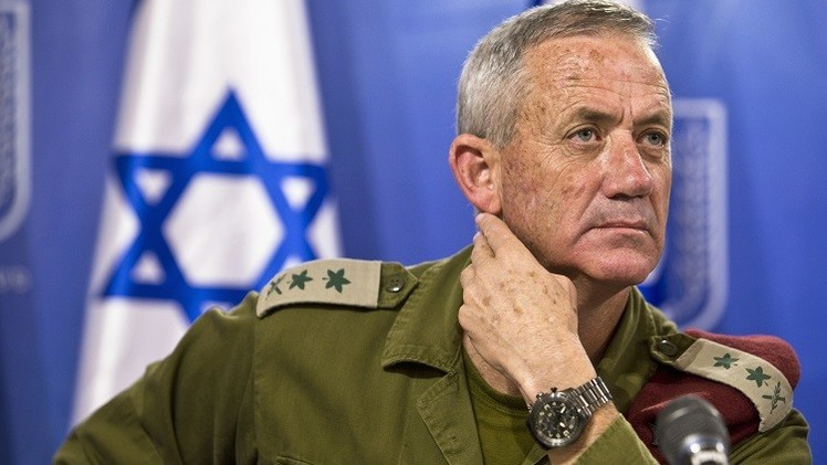  رئيس هيئة أركان الجيش الإسرائيلي السابق بيني غانتس
