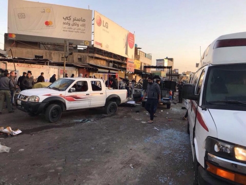 ارتفاع حصلية التفجير الارهابي في بغداد