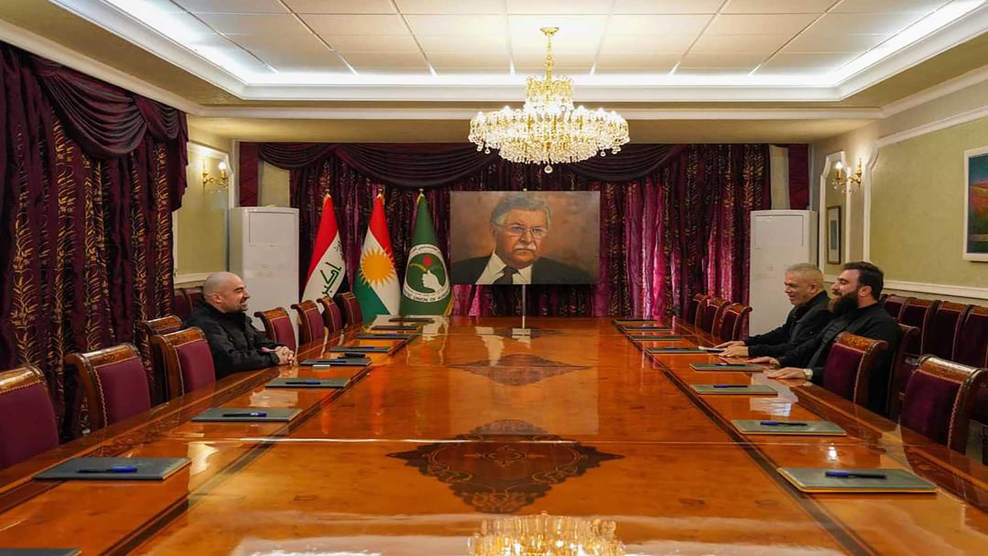 الرئيس بافل جلال طالباني يجتمع مع ريان الكلداني 