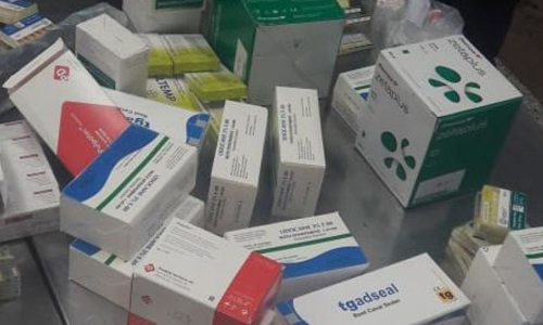 ضبط ادوية بشرية في مطار البصرة