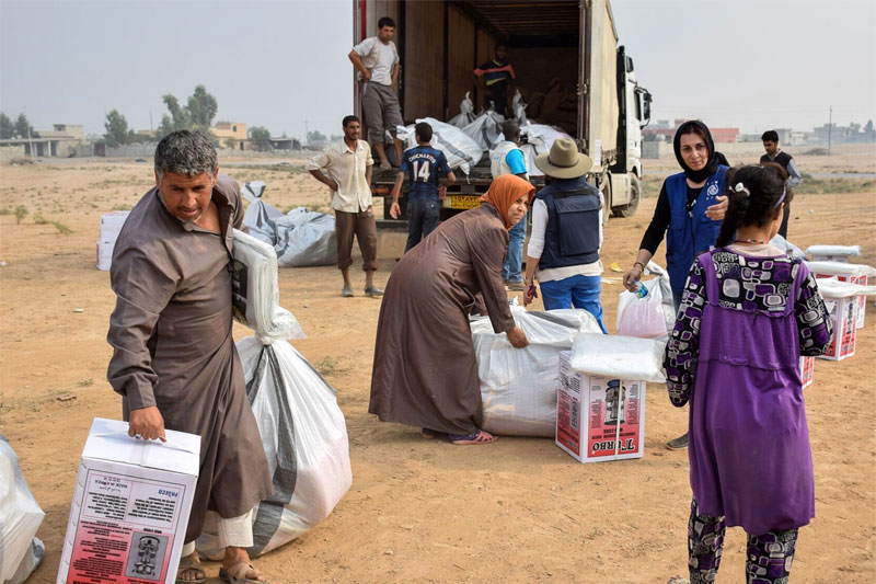 الهجرة تؤكد استعدادها لايواء نازحي الساحل الأيمن من مدينة الموصل