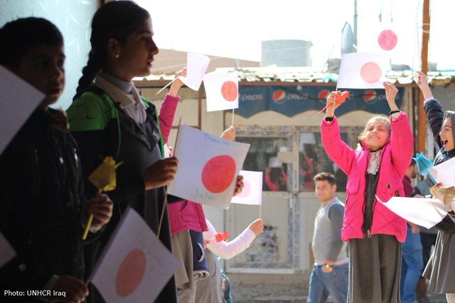 اليابان تقدم دعما للاجئين السوريين في العراق