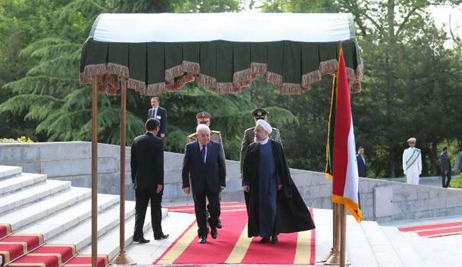 الرئيس معصوم وروحاني يبحثان تطورات الحرب على الارهاب
