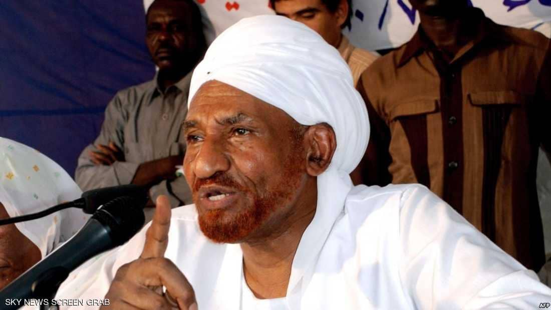 الصادق المهدي ينضم للتظاهرات في السودان