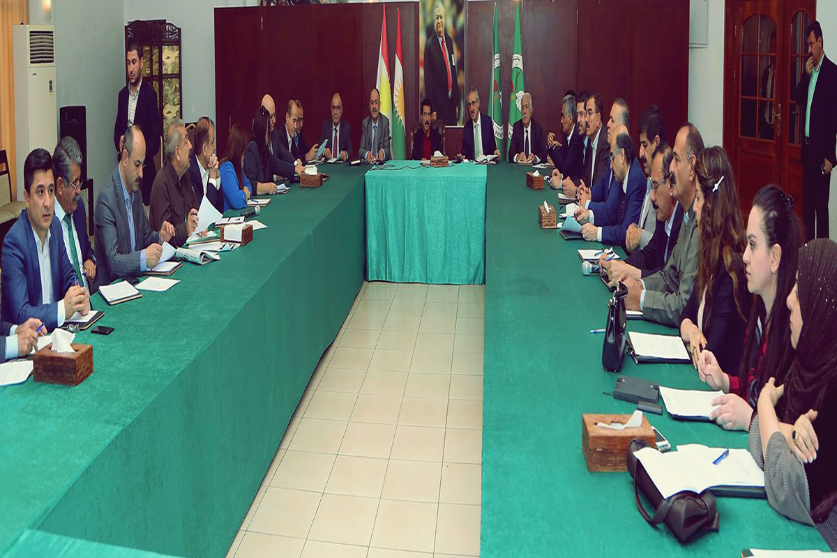 المجلس القيادي يناقش الحوار مع الاطراف الكوردستانية