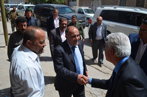 سعدي بيره يزور فرع الموصل لنقابة صحفيي كوردستان