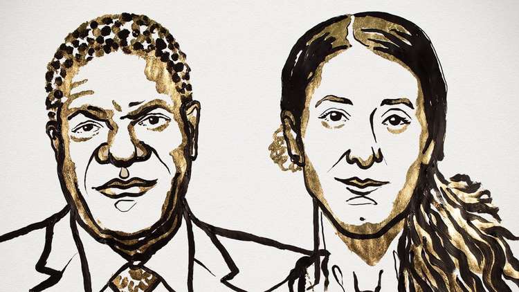 نادية مراد ودينيس موكويج يفوزان بجائزة نوبل للسلام 
